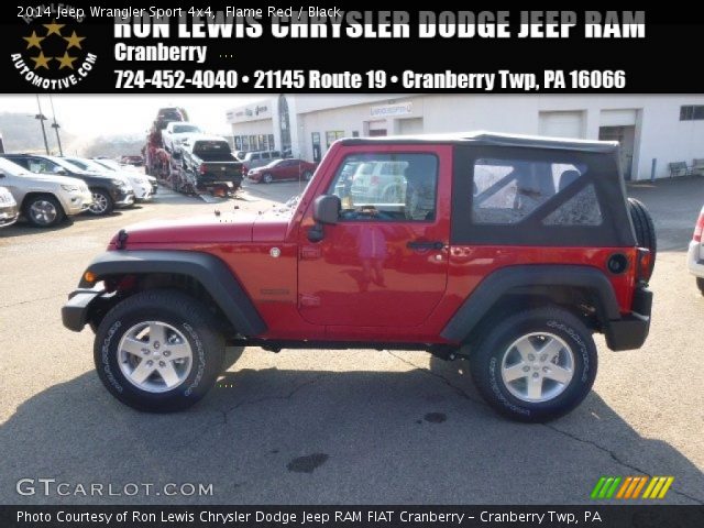 2014 Jeep Wrangler Sport 4x4 in Flame Red