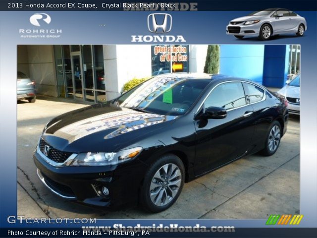 2013 Honda Accord EX Coupe in Crystal Black Pearl