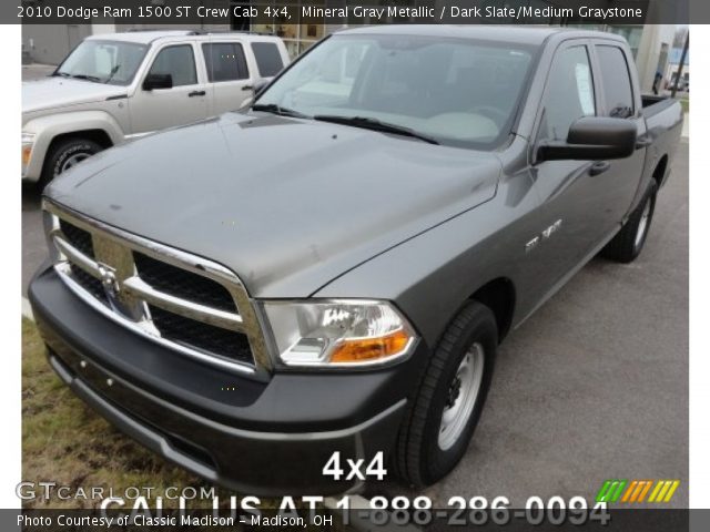 2010 Dodge Ram 1500 ST Crew Cab 4x4 in Mineral Gray Metallic