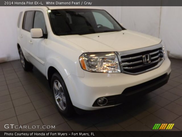 2014 Honda Pilot EX-L in White Diamond Pearl