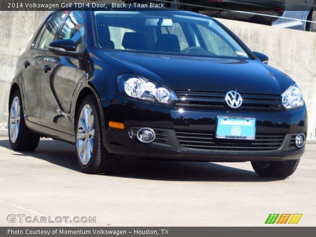 2014 Volkswagen Golf TDI 4 Door in Black