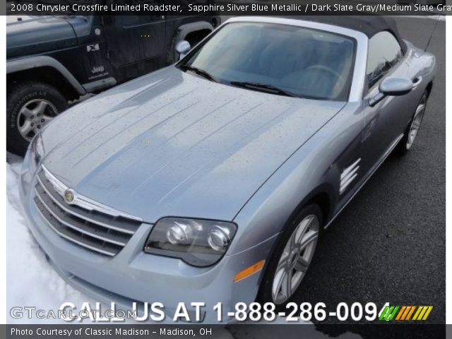 2008 Chrysler Crossfire Limited Roadster in Sapphire Silver Blue Metallic