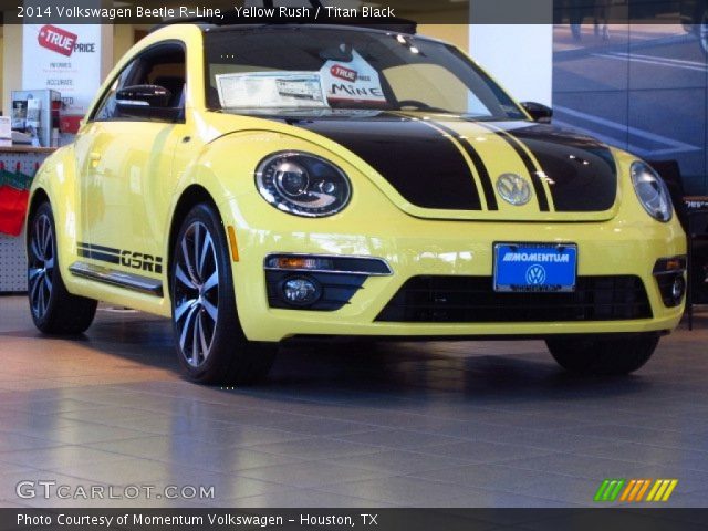 2014 Volkswagen Beetle R-Line in Yellow Rush