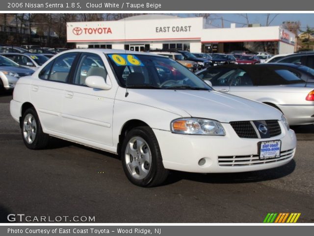 2006 Nissan Sentra 1.8 S in Cloud White