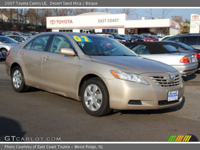 2007 Toyota Camry LE in Desert Sand Mica