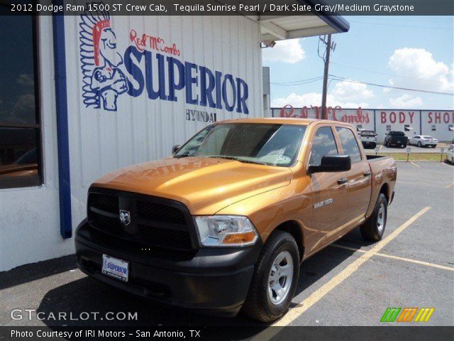 2012 Dodge Ram 1500 ST Crew Cab in Tequila Sunrise Pearl