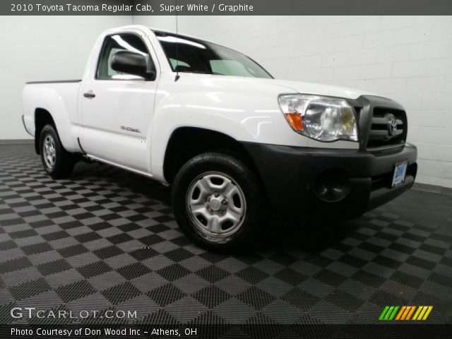 2010 Toyota Tacoma Regular Cab in Super White