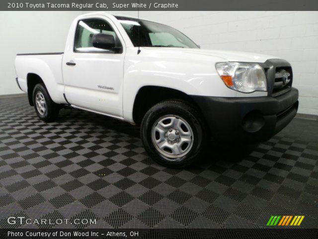 2010 Toyota Tacoma Regular Cab in Super White