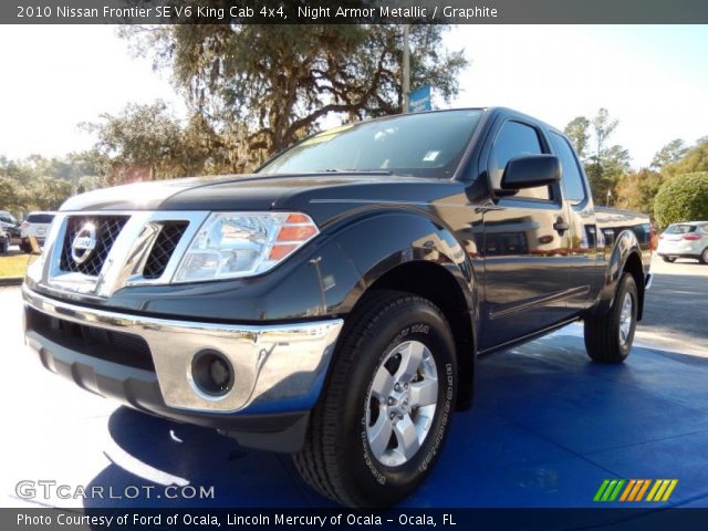 2010 Nissan Frontier SE V6 King Cab 4x4 in Night Armor Metallic