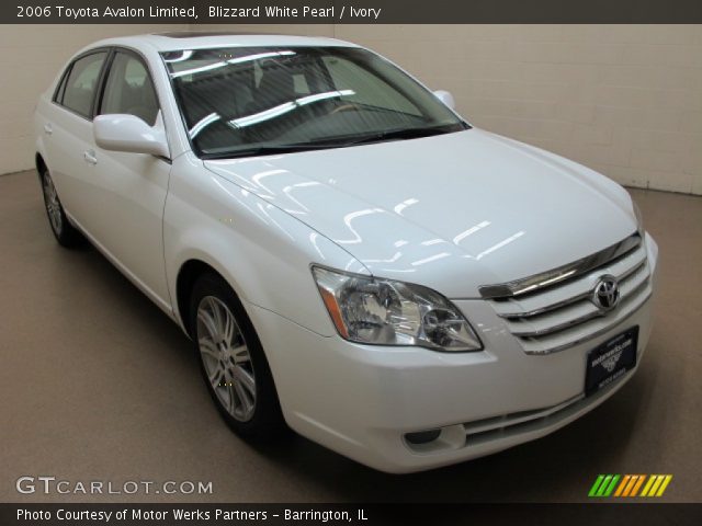 2006 Toyota Avalon Limited in Blizzard White Pearl