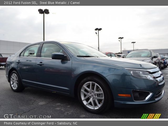 2012 Ford Fusion SEL in Steel Blue Metallic