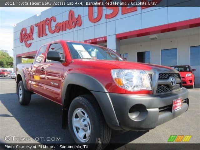 2011 Toyota Tacoma SR5 Access Cab 4x4 in Barcelona Red Metallic