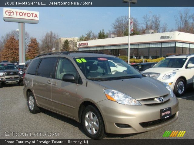 2008 Toyota Sienna LE in Desert Sand Mica