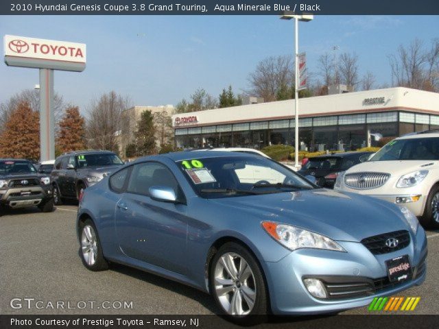 2010 Hyundai Genesis Coupe 3.8 Grand Touring in Aqua Minerale Blue