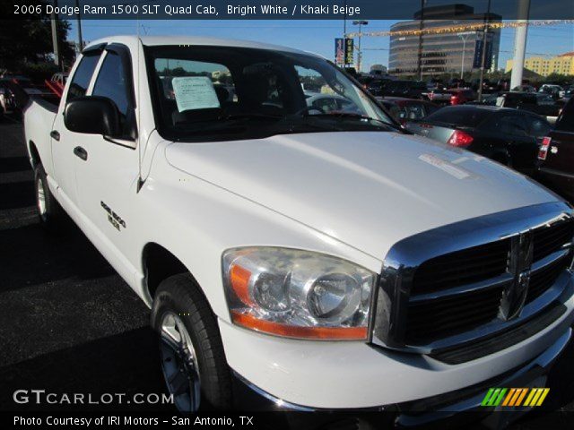2006 Dodge Ram 1500 SLT Quad Cab in Bright White