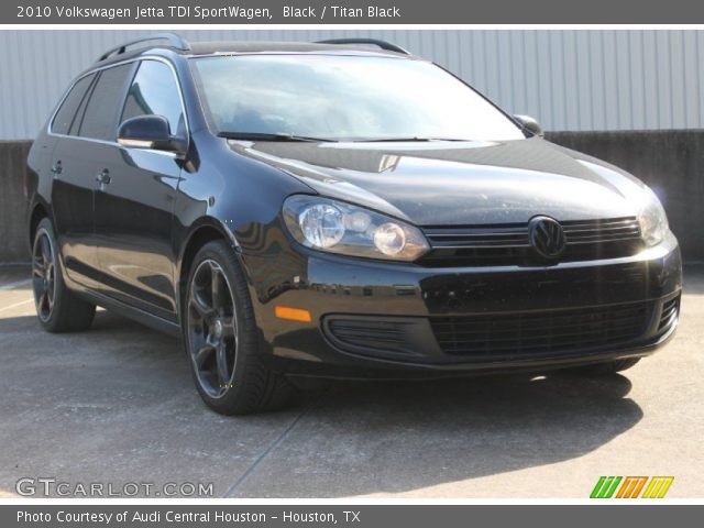 2010 Volkswagen Jetta TDI SportWagen in Black