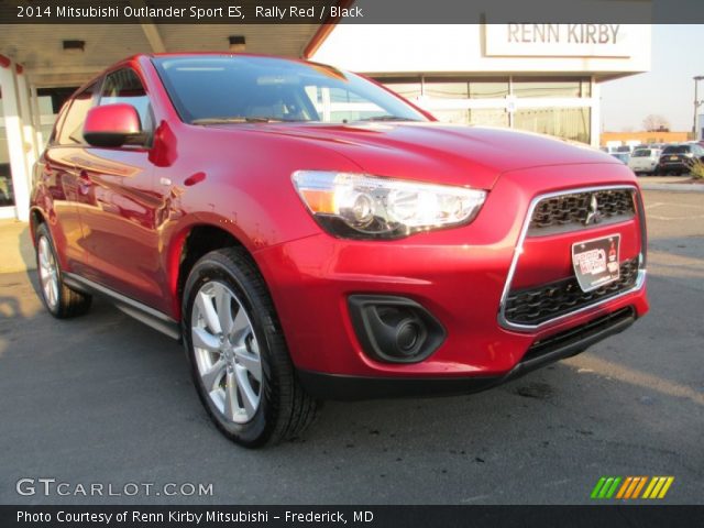 2014 Mitsubishi Outlander Sport ES in Rally Red