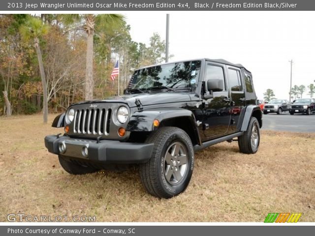 2013 Jeep Wrangler Unlimited Oscar Mike Freedom Edition 4x4 in Black