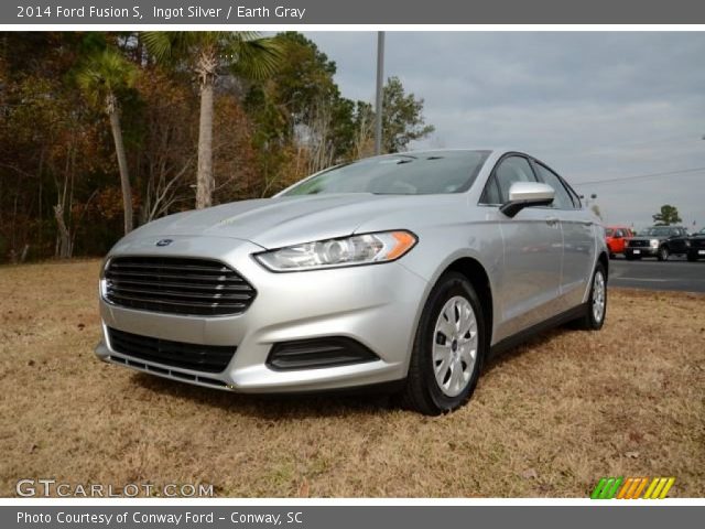 2014 Ford Fusion S in Ingot Silver