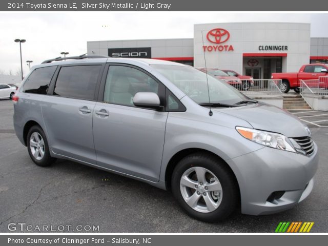 2014 Toyota Sienna LE in Silver Sky Metallic