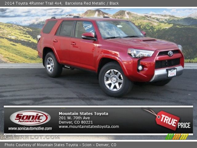 2014 Toyota 4Runner Trail 4x4 in Barcelona Red Metallic