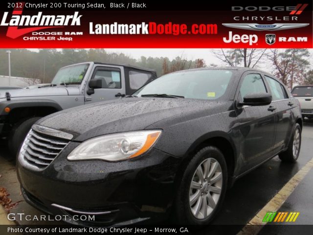 2012 Chrysler 200 Touring Sedan in Black