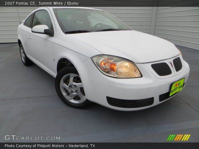 2007 Pontiac G5  in Summit White