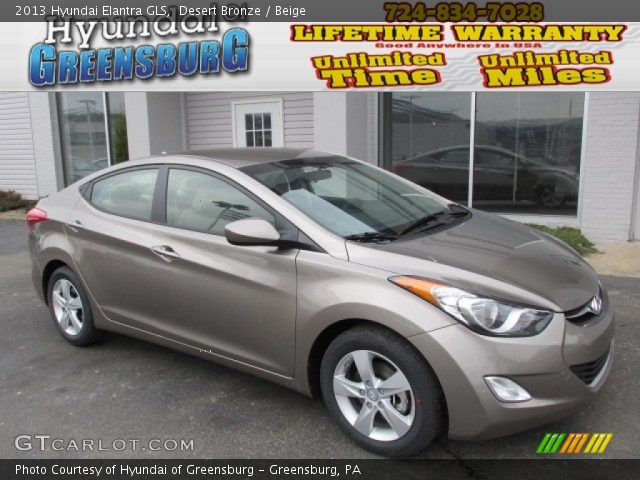 2013 Hyundai Elantra GLS in Desert Bronze
