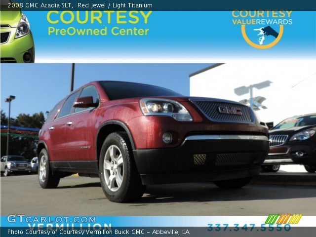 2008 GMC Acadia SLT in Red Jewel