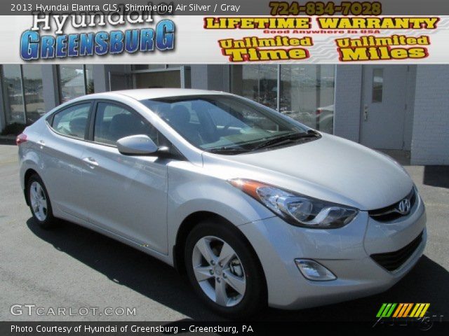 2013 Hyundai Elantra GLS in Shimmering Air Silver