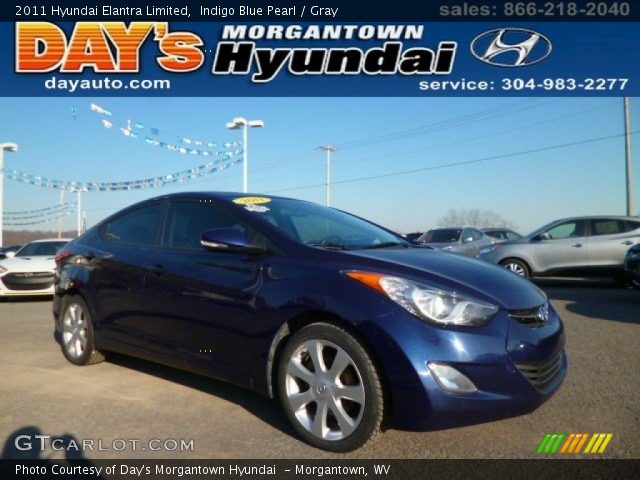 2011 Hyundai Elantra Limited in Indigo Blue Pearl