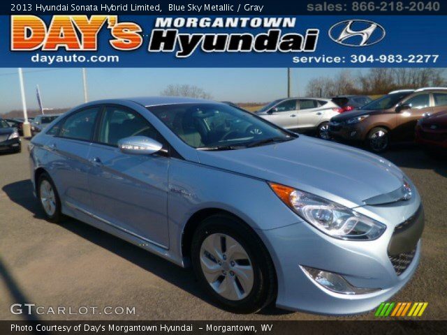 2013 Hyundai Sonata Hybrid Limited in Blue Sky Metallic