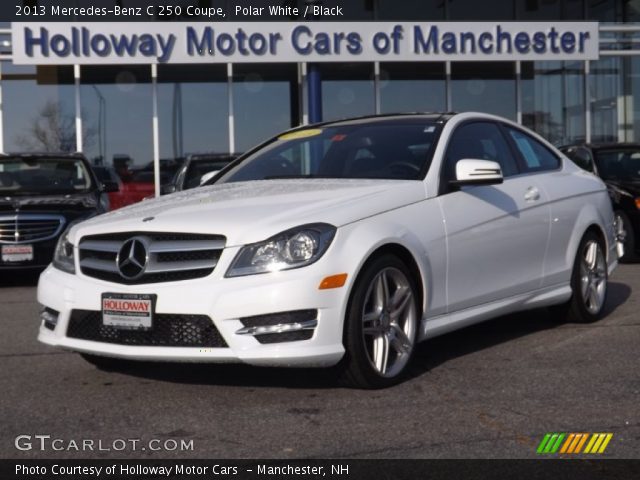 2013 Mercedes-Benz C 250 Coupe in Polar White