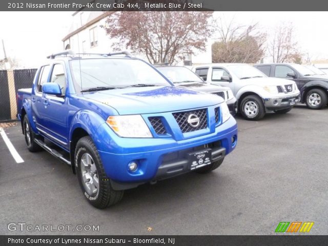 2012 Nissan Frontier Pro-4X Crew Cab 4x4 in Metallic Blue