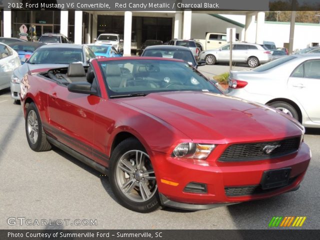 2012 Ford Mustang V6 Convertible in Red Candy Metallic