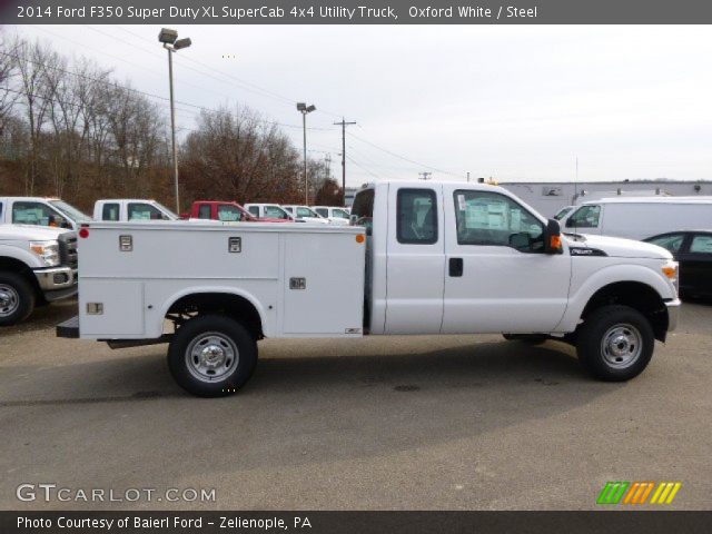 2014 Ford F350 Super Duty XL SuperCab 4x4 Utility Truck in Oxford White