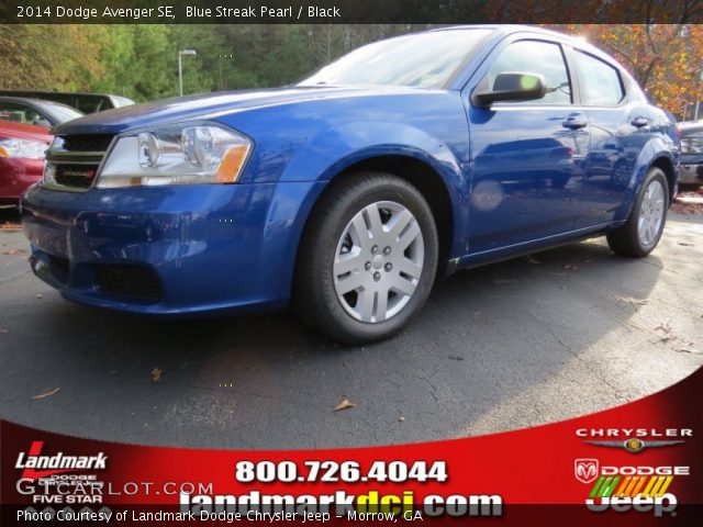 2014 Dodge Avenger SE in Blue Streak Pearl