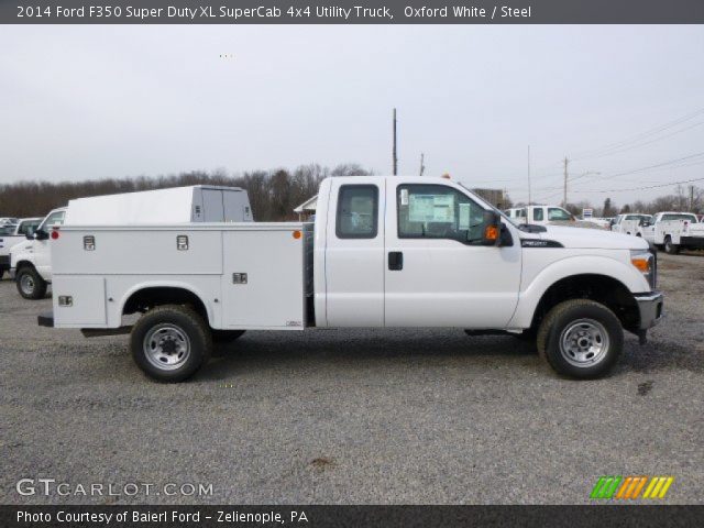 2014 Ford F350 Super Duty XL SuperCab 4x4 Utility Truck in Oxford White