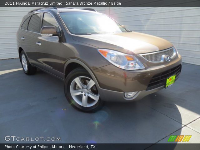 2011 Hyundai Veracruz Limited in Sahara Bronze Metallic