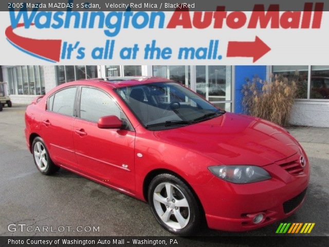 2005 Mazda MAZDA3 s Sedan in Velocity Red Mica