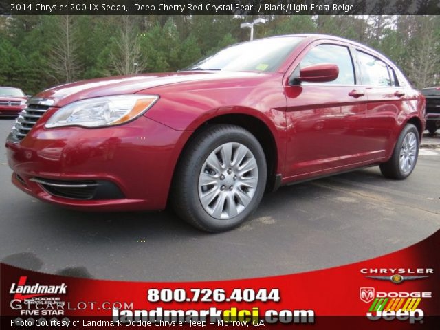 2014 Chrysler 200 LX Sedan in Deep Cherry Red Crystal Pearl