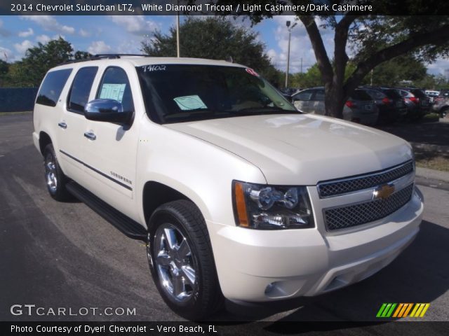 2014 Chevrolet Suburban LTZ in White Diamond Tricoat