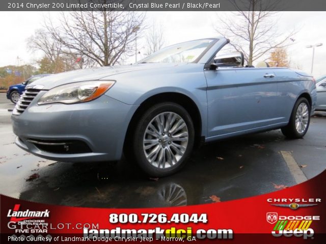 2014 Chrysler 200 Limited Convertible in Crystal Blue Pearl