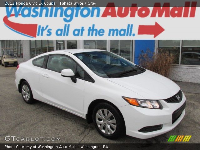 2012 Honda Civic LX Coupe in Taffeta White