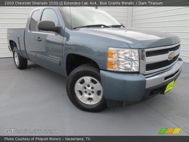 2009 Chevrolet Silverado 1500 LS Extended Cab 4x4 in Blue Granite Metallic