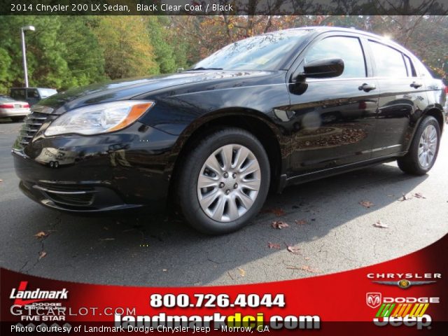 2014 Chrysler 200 LX Sedan in Black Clear Coat