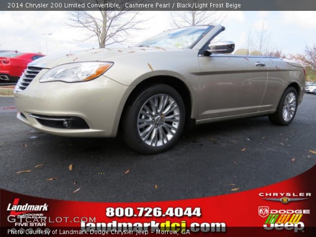 2014 Chrysler 200 Limited Convertible in Cashmere Pearl