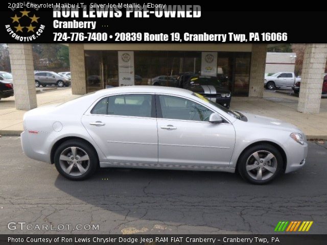 2012 Chevrolet Malibu LT in Silver Ice Metallic