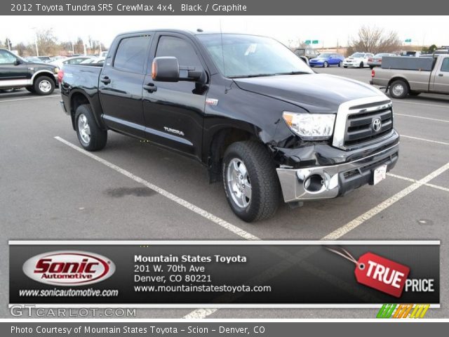 2012 Toyota Tundra SR5 CrewMax 4x4 in Black