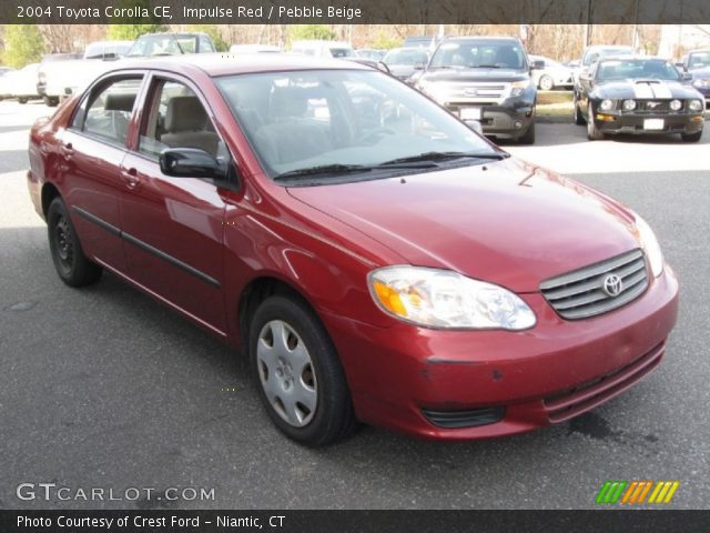 2004 Toyota Corolla CE in Impulse Red